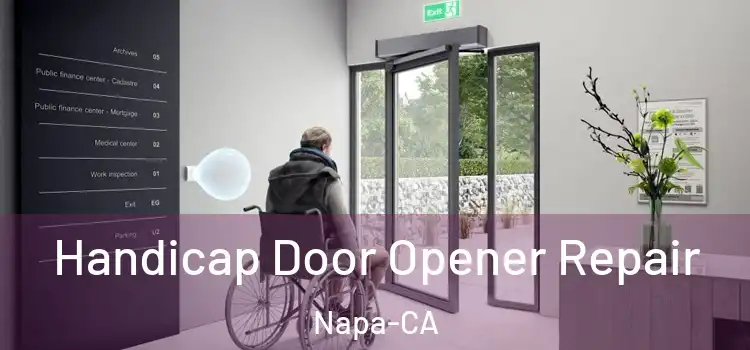  Handicap Door Opener Repair Napa-CA